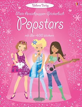 Mein Anziehpuppen-Stickerbuch: Popstars