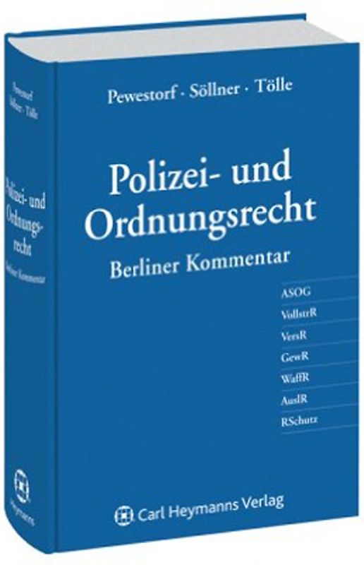 Polizei- und Ordnungsrecht
