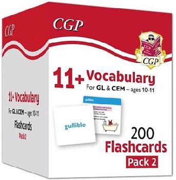 11+ Vocabulary Flashcards for Ages 10-11 - Pack 2