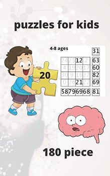 Puzzle for kids: logic puzzles for kids age 10 to 13 or less 180 piece - activity book - brain booster for kids