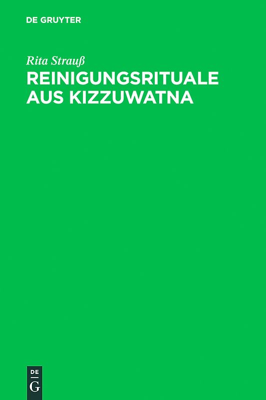 Reinigungsrituale aus Kizzuwatna