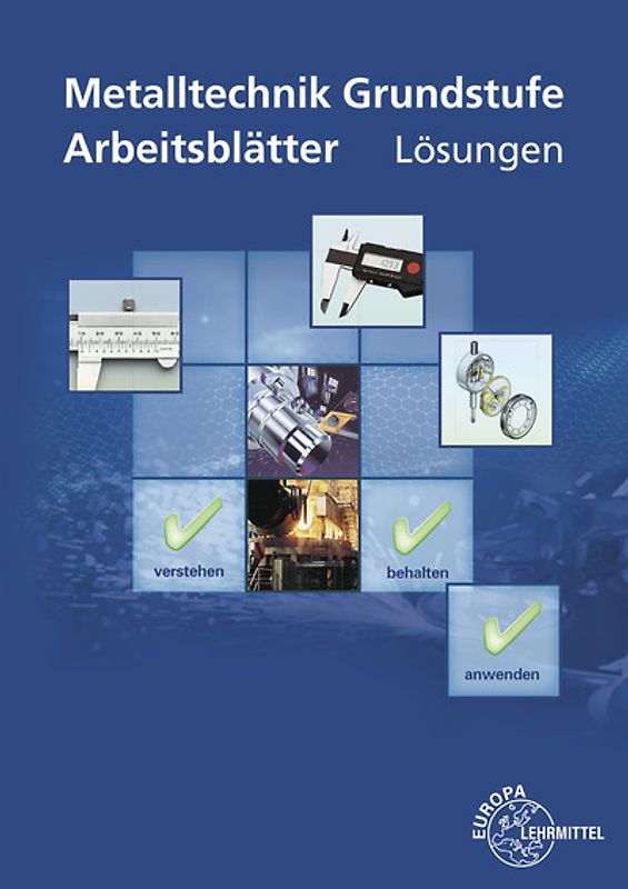 Lösungen zu 17115 Metalltechnik Grundstufe Arbeitsblätter