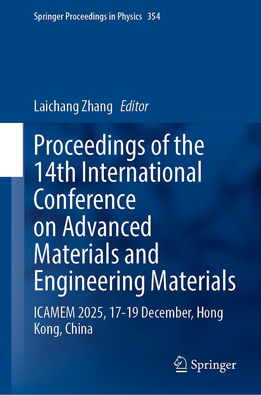 Proceedings of the 14th International Conference on Advanced Materials and Engineering Materials