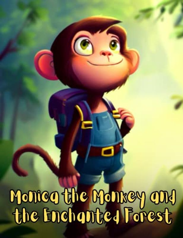 Monica the Monkey and the Enchanted Forest: Short Story for kids about Monkey, Perseverance & Self-Confidence I A Motivational Book For kids I Gift for kids