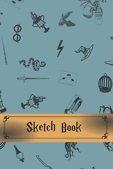 Sketchbook: Wizard Inspired Drawing Book Blank for Sketching, Doodling & Journaling | Suitable for Kids of All Ages | Small Size 6*9