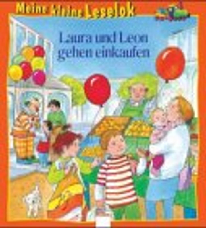 Laura und Leon gehen einkaufen