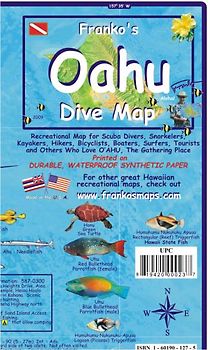 Oahu Dive Guide Map and Fishcard