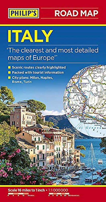 Philip's Italy Road Map (Philip's Sheet Maps)