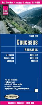Reise Know-How Landkarte Kaukasus / Caucasus (1:650.000) : Armenien, Aserbaidschan, Georgien