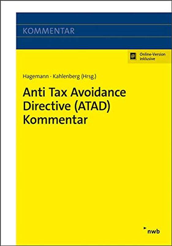 Anti Tax Avoidance Directive (ATAD) Kommentar: Mit Online-Zugang