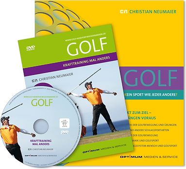 Bundle III „KRAFTTRAINING FÜR ERFOLGREICHES GOLF“ Buch plus DVD mit Trainingskarte