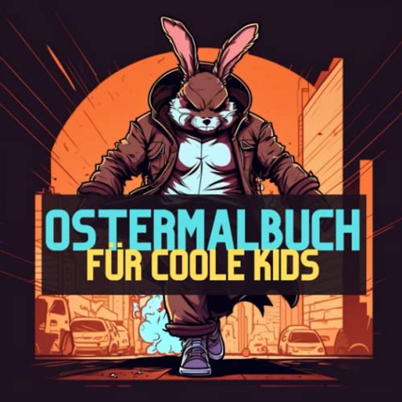 Ostermalbuch für coole Kids: Die kreative Beschäftigung für die Osterzeit