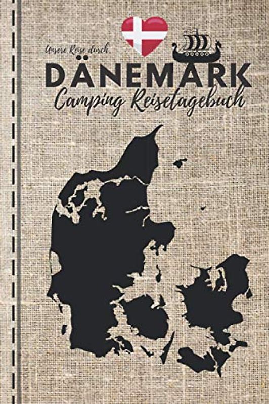 Die Reise durch DÄNEMARK | CAMPING REISETAGEBUCH: Logbuch zum Ausfüllen, Eintragen & Selberschreiben | 28 Reisetage im Detail | ca. A5 (15,24 x 22,86 cm)