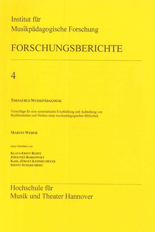 Thesaurus Musikpädagogik