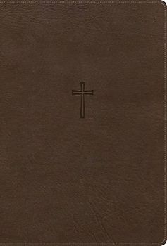 CSB Super Giant Print Reference Bible, Optimal Type, Digital Study Edition, Brown Leathertouch