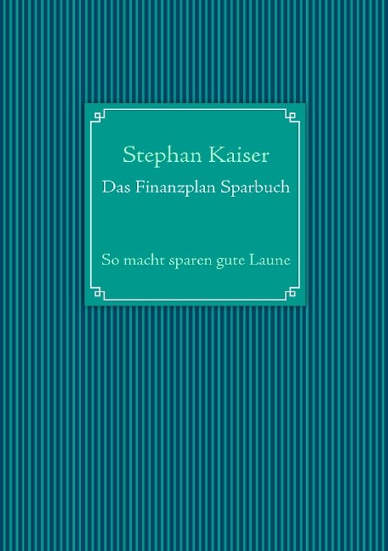 Das Finanzplan Sparbuch