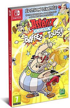 Asterix & Obelix: Slap Them All! [Limited Edition, inkl. 3 Drucke, Schlüsselanhänger & 2 Aufklebersets, EU Import] Nintendo Switch