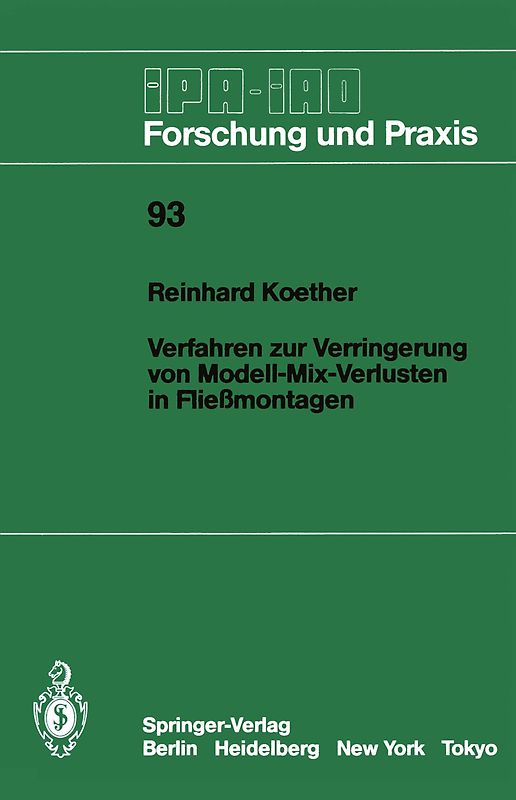 Verfahren zur Verringerung von Modell-Mix-Verlusten in Fließmontagen