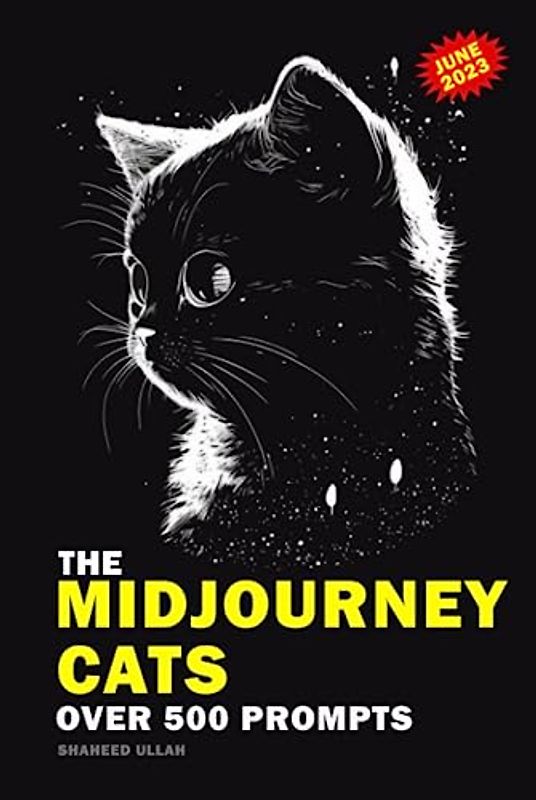 The Midjourney Cats: 500+ Midjourney Prompts to Generate Cat Art, Anthropomorphic Cats (Photorealism), Stickers & T-shirt Designs