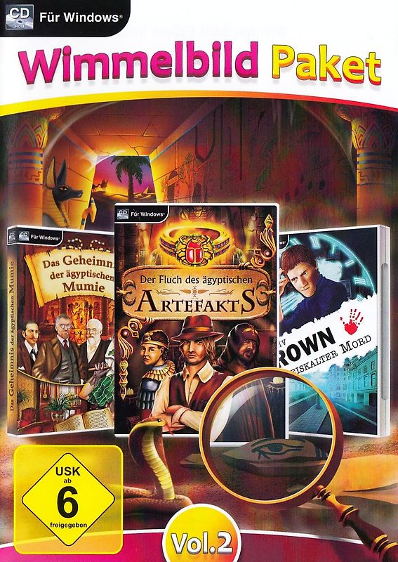 Wimmelbild Paket: Vol. 2 - 3 Vollversionen PC Spiele