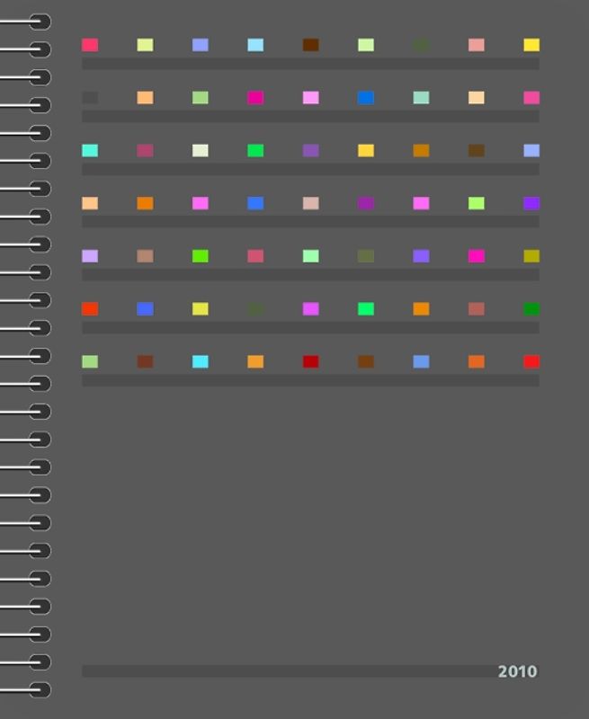 Niggli Farbkalender 2010 /Niggli Colour Calendar 2010