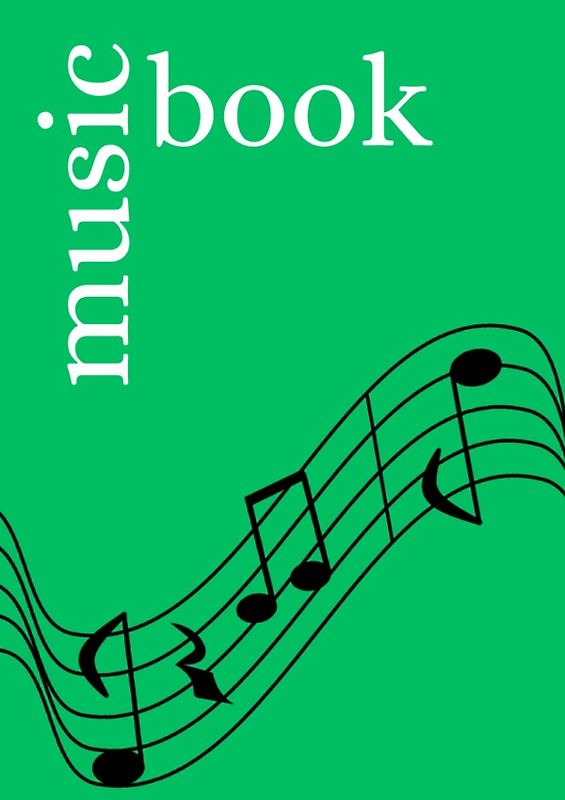 Music Book: DIN A4 Staff Book | 60 Pages with 12 Staves / Systems per Sheet | Paper 90g/m²
