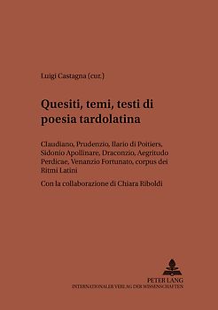 Quesiti, temi, testi di poesia tardolatina