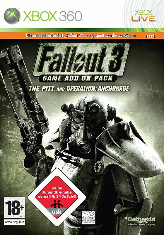 Fallout 3 Add-On Pack 1 The Pitt & Operation: Anchorage Xbox 360