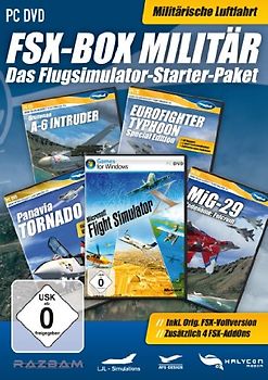 Flight Simulator X - Box Militär PC Spiele