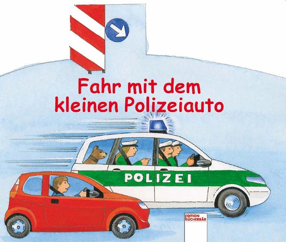 Fahr mit dem kleinen Polizeiauto