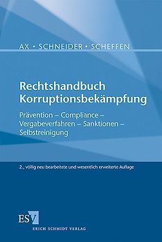 Rechtshandbuch Korruptionsbekämpfung