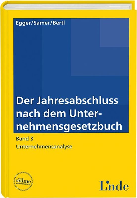 Der Jahresabschluss nach dem Unternehmensgesetzbuch, Band 3