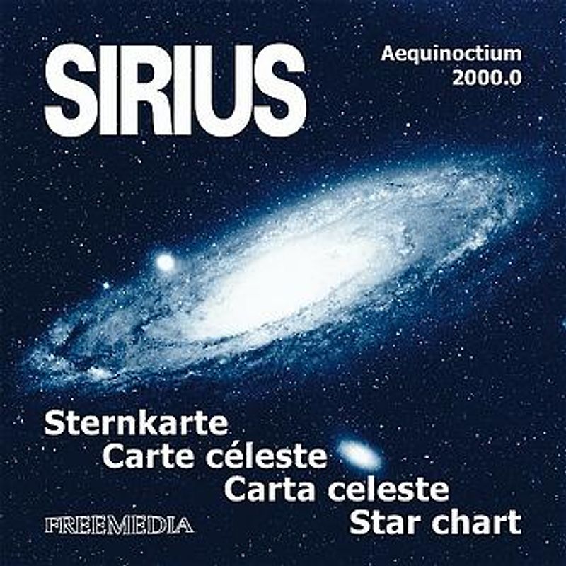 Astronomische Sternkarte Sirius, drehbar, Grosses Modell