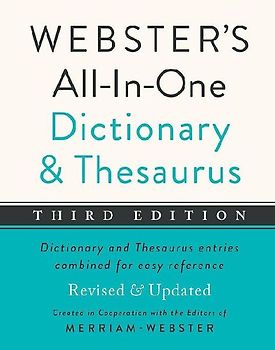 Webster's All-In-One Dictionary and Thesaurus, Third Edition