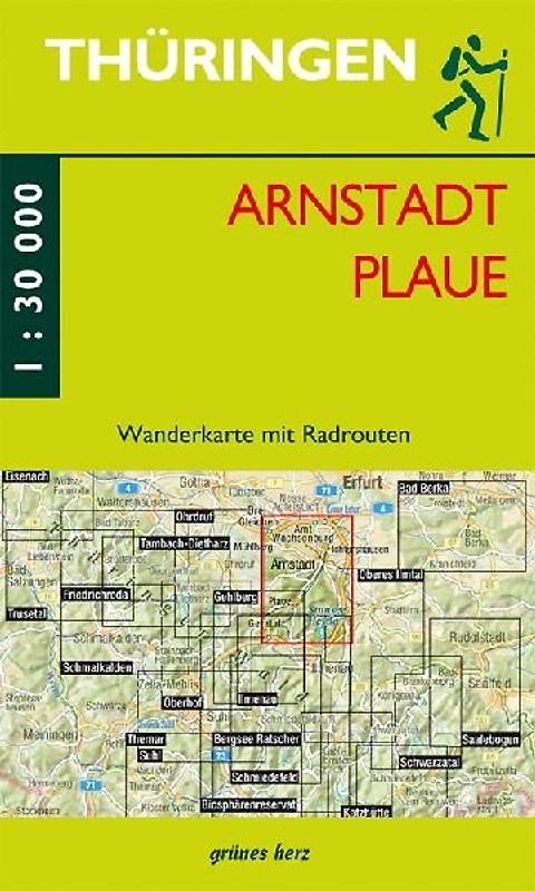 Wanderkarte Arnstadt und Plaue
