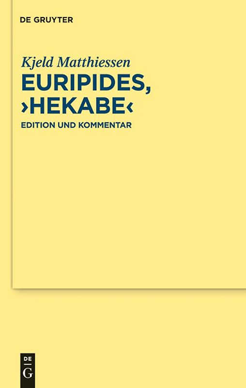 Euripides, "Hekabe"