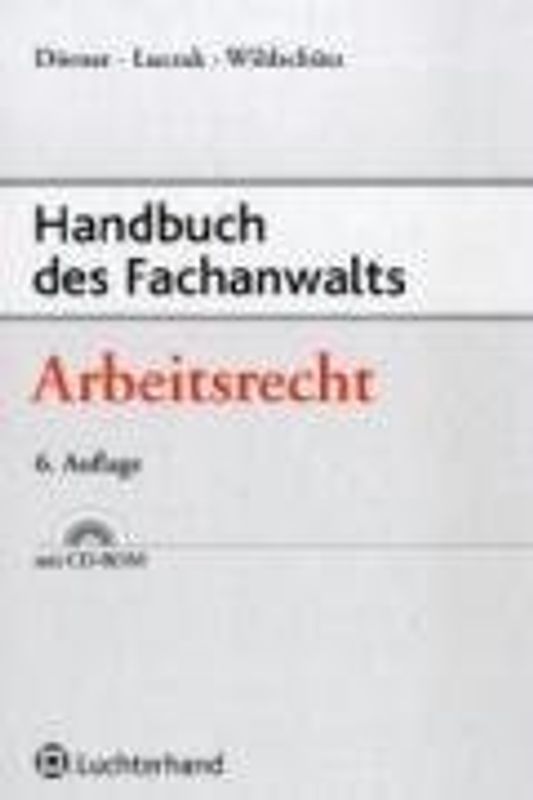 Handbuch des Fachanwalts Arbeitsrecht