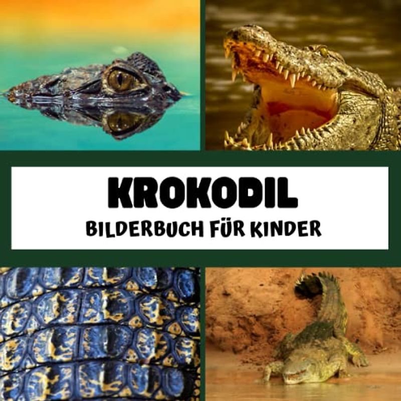 Bilderbuch für Kinder - Krokodil: Krokodil in Bildern - Kinder von 2 bis 5 Jahren
