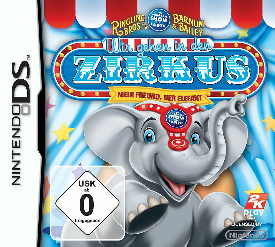 Wir gehen in den Zirkus Mein Freund, der Elefant Nintendo DS