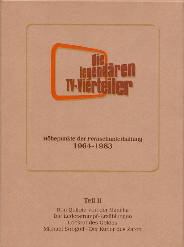 Die legendären TV-Vierteiler: Teil 2 - Höhepunkte der Fernsehunterhaltung [8 DVDs] DVD