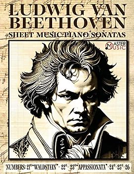 Ludwig Van Beethoven - Sheet Music: Piano Sonatas Numbers: 21°"Waldstein"- 22° 23°"Appassionata"-24°-25°-26° ISBN-SKU:
