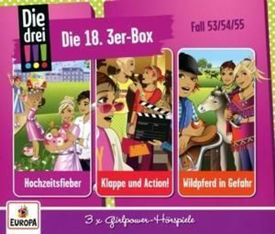 Die drei !!! 18./ 3er Box - Folgen 53,54,55 (3 Audio-CDs)