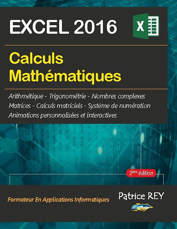 Calculs mathematiques avec EXCEL 2016