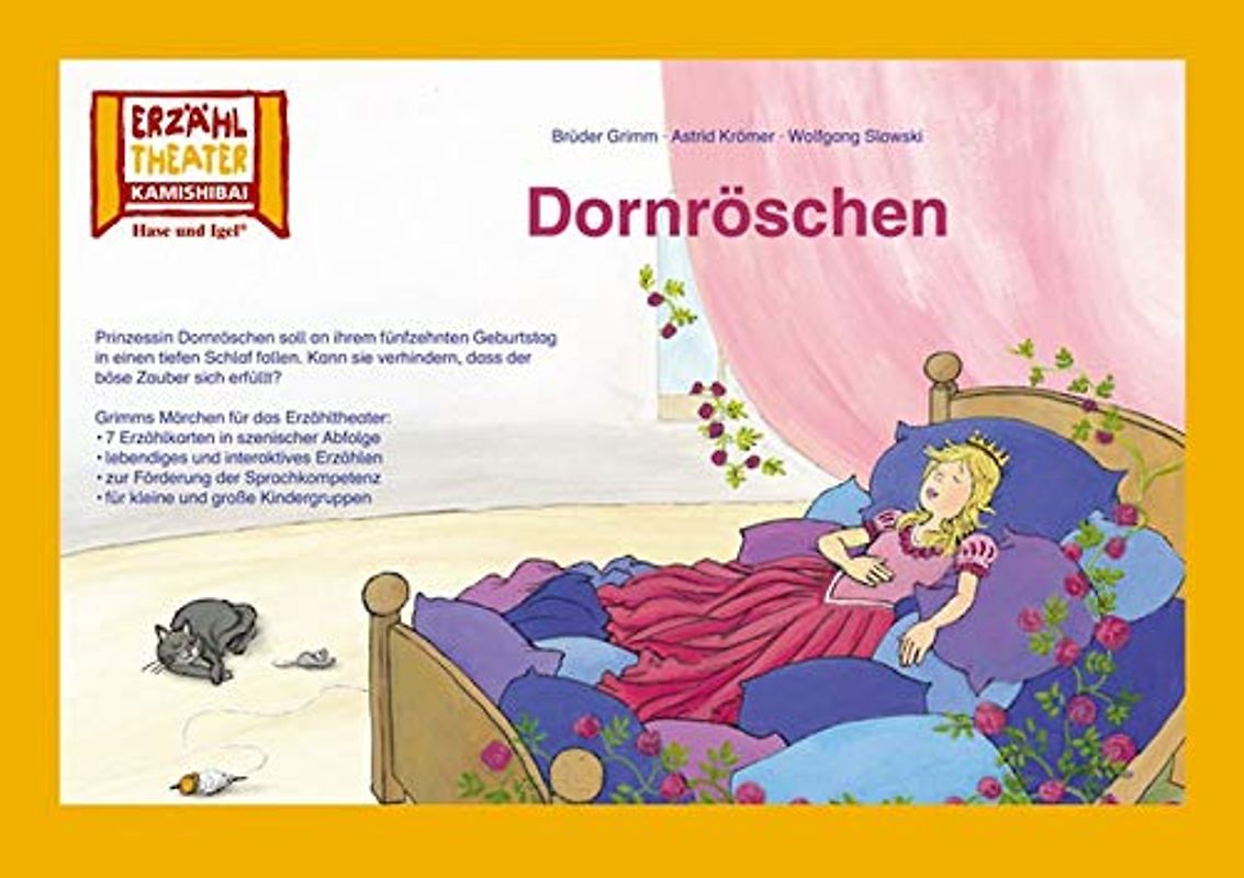 Kamishibai: Dornröschen: 7 Bildkarten für das Erzähltheater