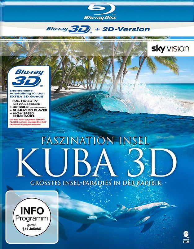 Faszination Insel - Kuba (SKY VISION) [3D Blu-ray + 2D Version] 3D Blu-ray Disc