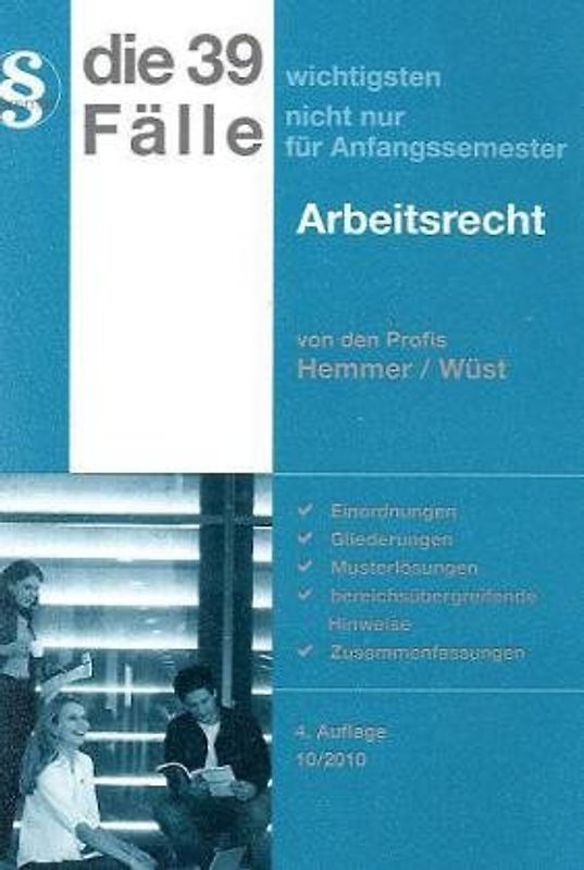 39 fälle - Arbeitsrecht