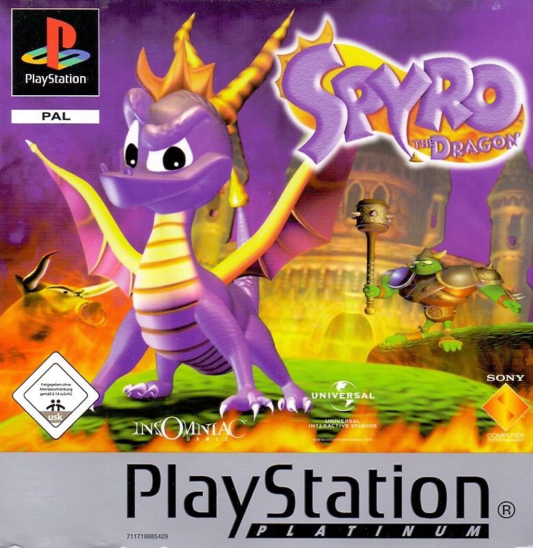 Spyro - The Dragon [Platinum] PlayStation 1