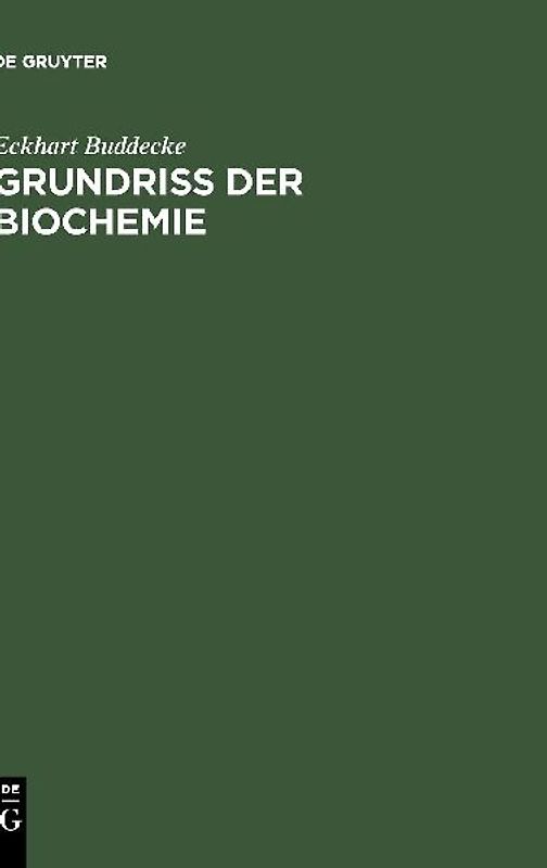 Grundriß der Biochemie
