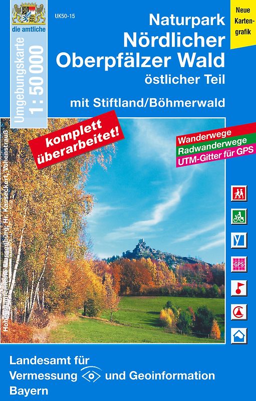 UK50-15 Naturpark Nördlicher Oberpfälzer Wald, östlicher Teil