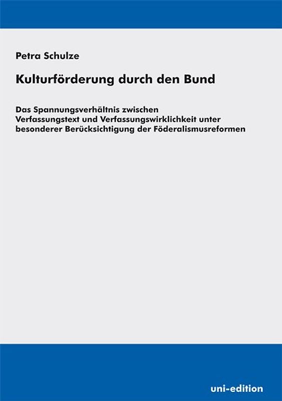 Kulturförderung durch den Bund